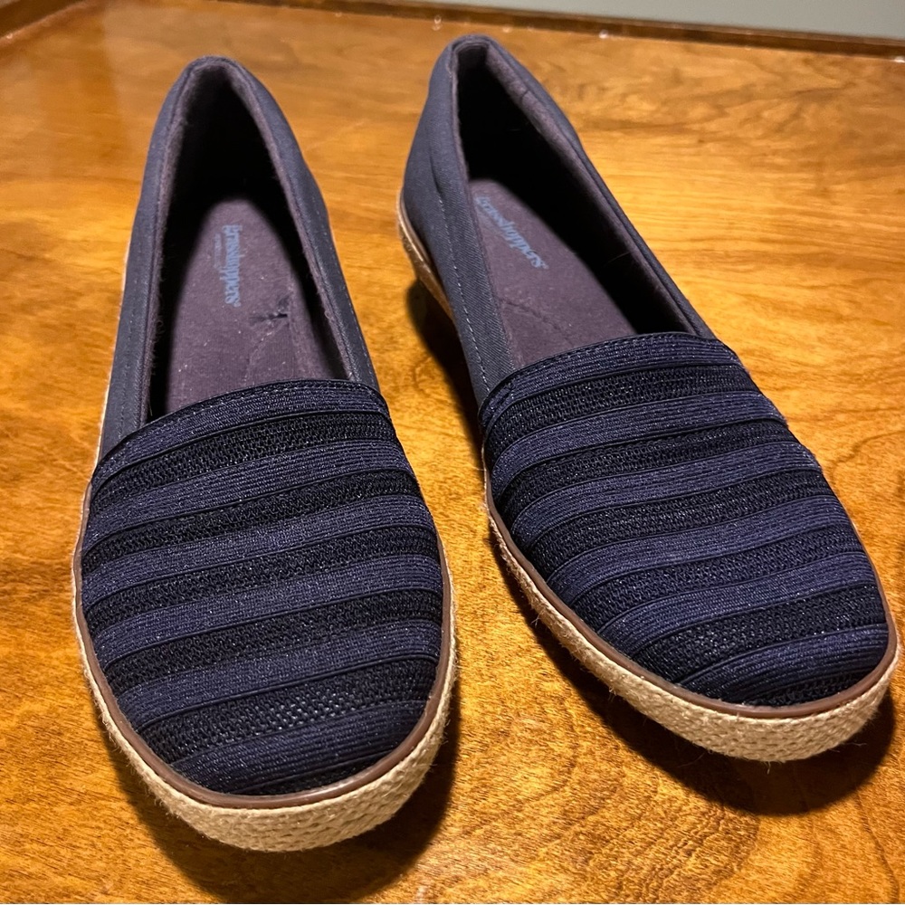 Navy blue shoes
